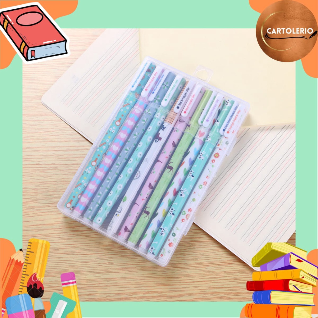 

Set 10pcs Pulpen Warna Warni S0150