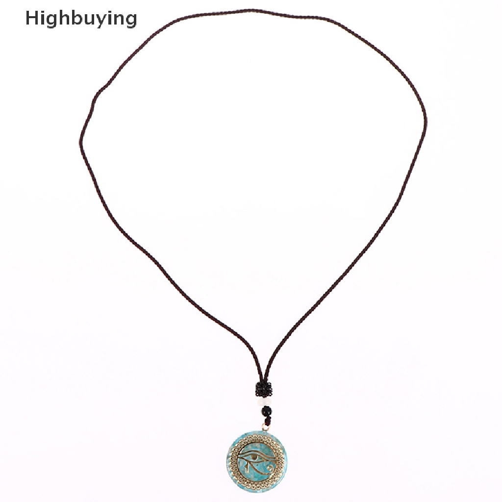 Hbid 1Pc Orgonite Energy Pendant Orgone Amazonite Kalung Horus Mata Semua Memandang Glory