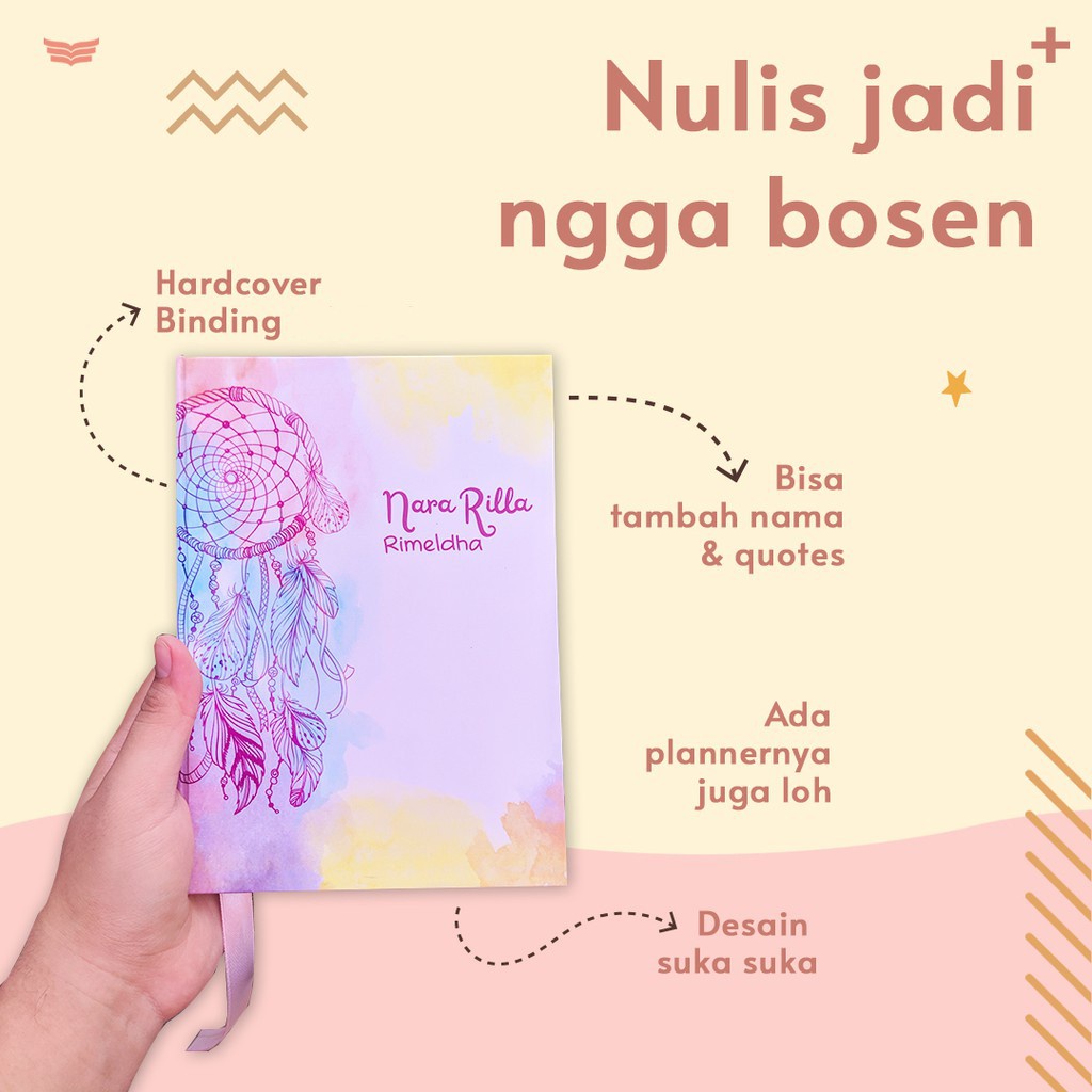 

Terlaris ✨ -CUSTOM NOTEBOOK / Notes Agenda / Buku diary / Buku Tulis / Journal | A5 120 Lembar- 2.2.23