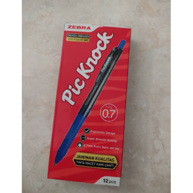 

Terlaris ✨ -Pulpen Zebra Picknock 0.7 mm- 2.2.23