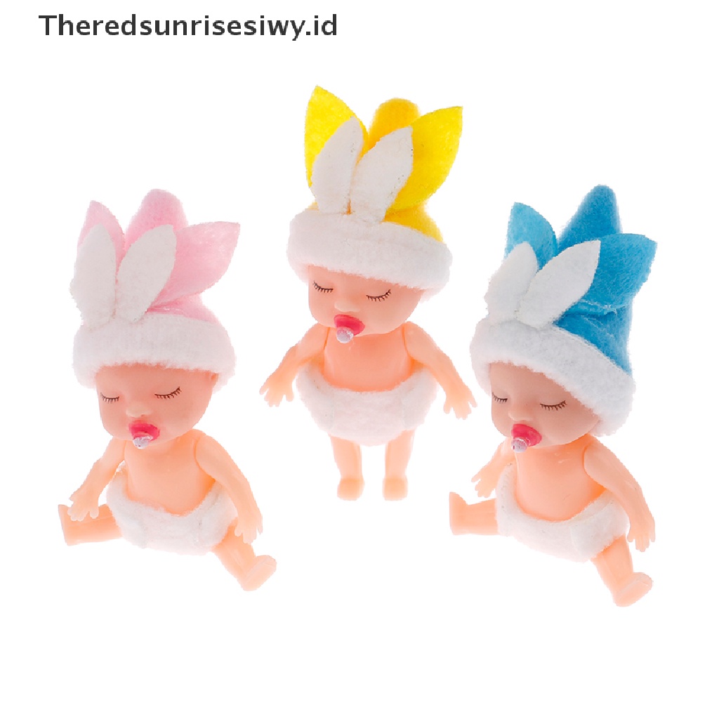 # Baju Lebaran # Boneka Rumah Elf Boneka Paskah Dot Bunny Baby Elf Doll Mainan Boneka Kaki Lengan Bergerak~
