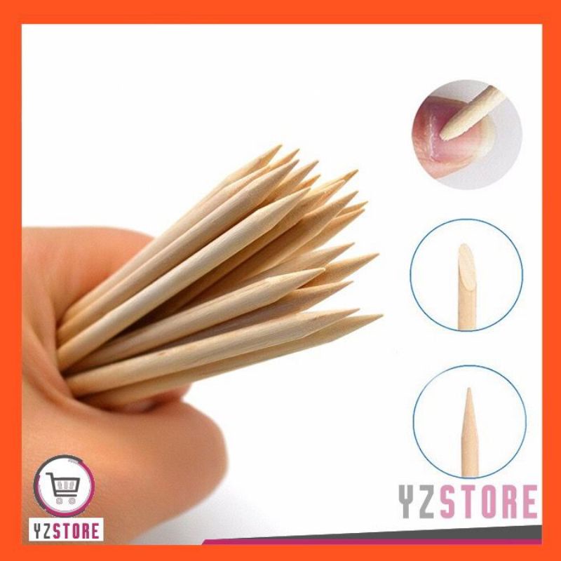 STIK KAYU NAIL ART / WOODEN STICK KAYU / TOOLKIT KUKU PENGUNGKIT KUKU PALSU