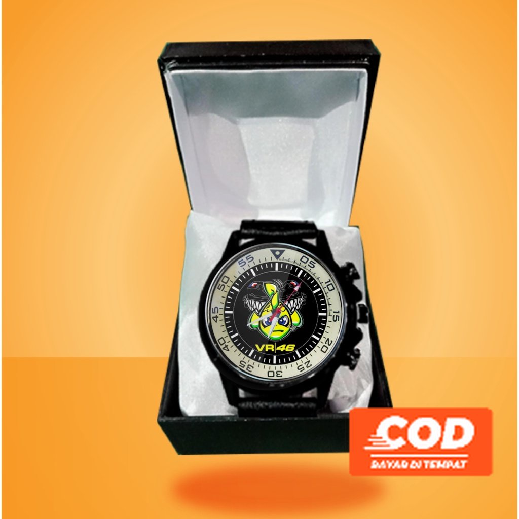 JAM TANGAN CUSTOM VR46 VALENTINO ROSSI KEREN TERMURAH