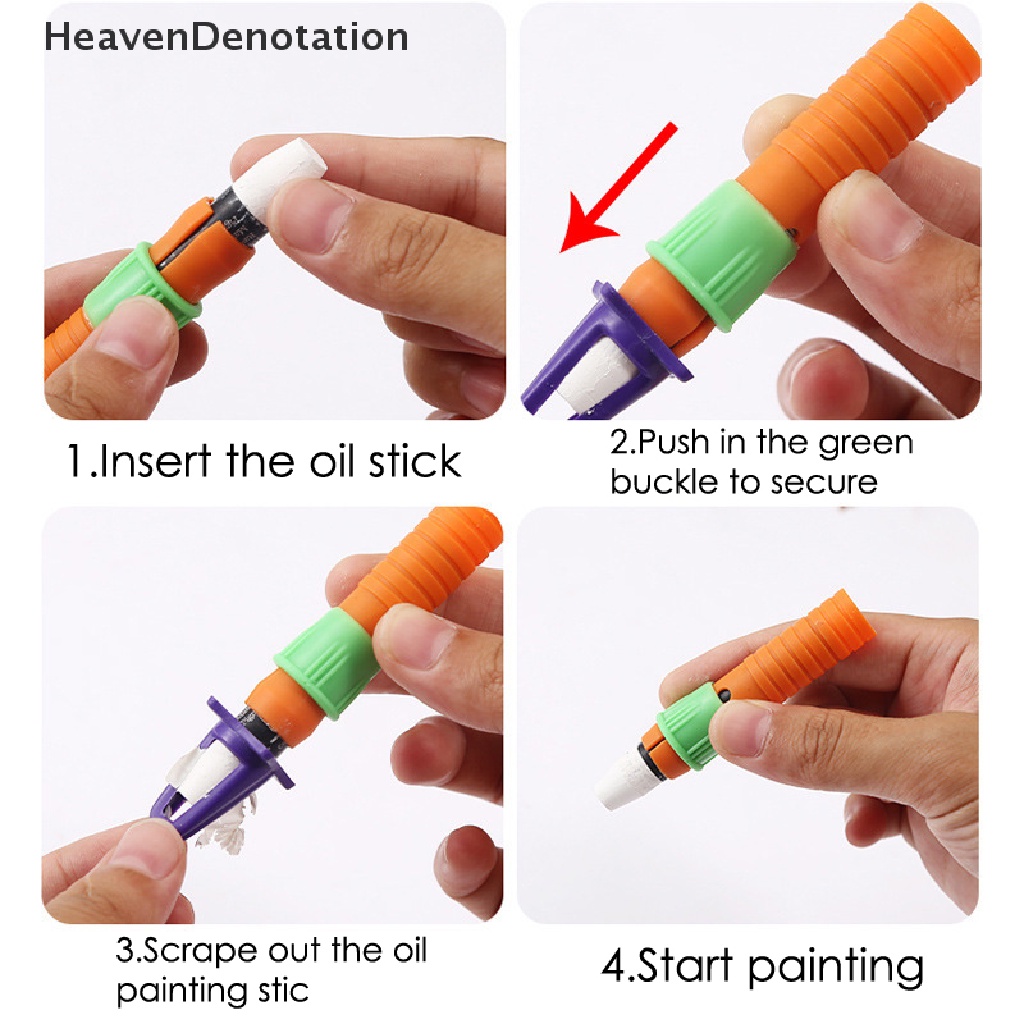 [HeavenDenotation] Oil paing extender pencil sharpener multifunctional crayon cap pen HDV