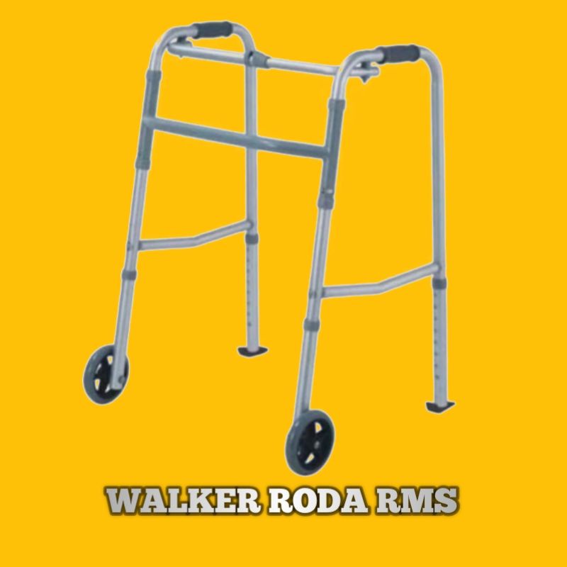 WALKER LANSIA RODA/TONGKAT JALAN WALKER PAKAI RODA/ WALKER RODA LANSIA /ALAT BANTU JALAN MANULA LANSIA/WALKER STANDAR TANPA RODA RMS