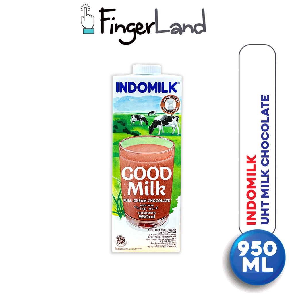 

Indomilk UHT Milk-Chocolate 950 Ml Susu Full Cream Cokelat