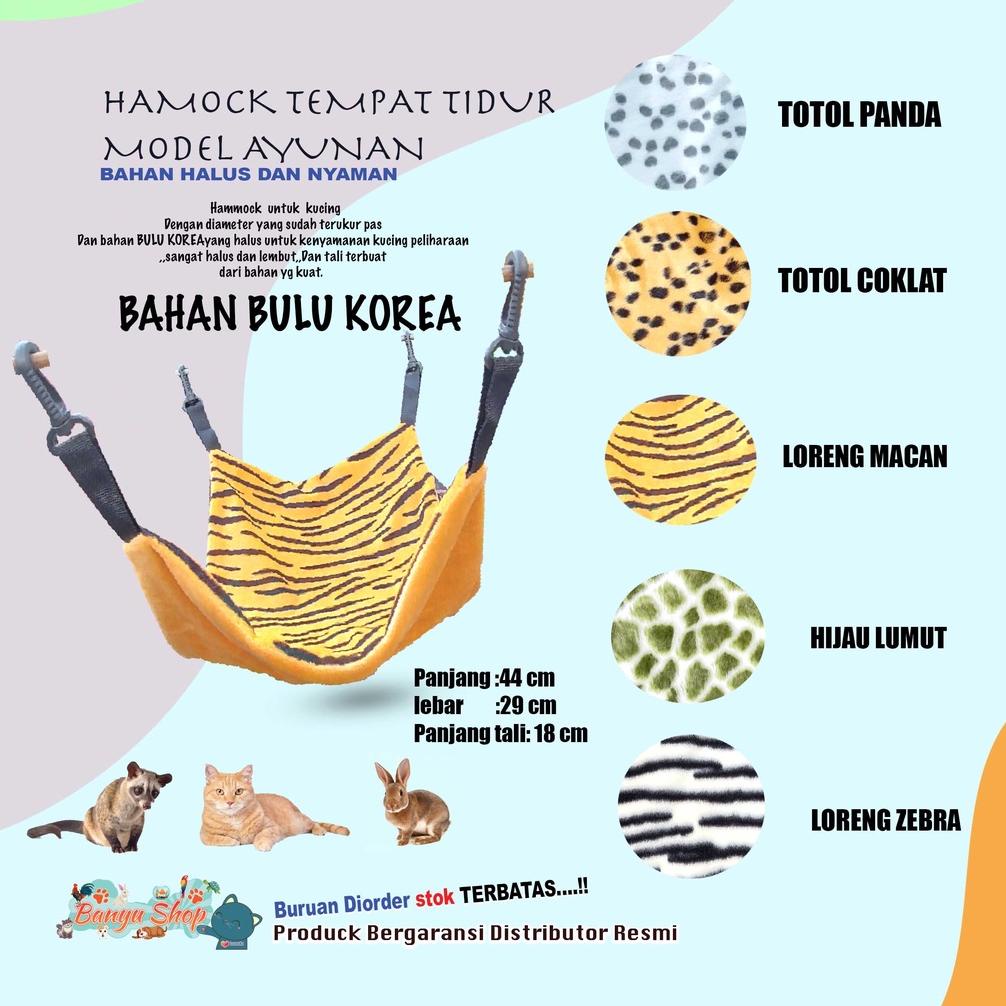 Terlaris HAMMOCK KUCING ,AYUNAN ,TEMPAT TIDUR GANTUNG KUCING BULU,TOTOL BULU