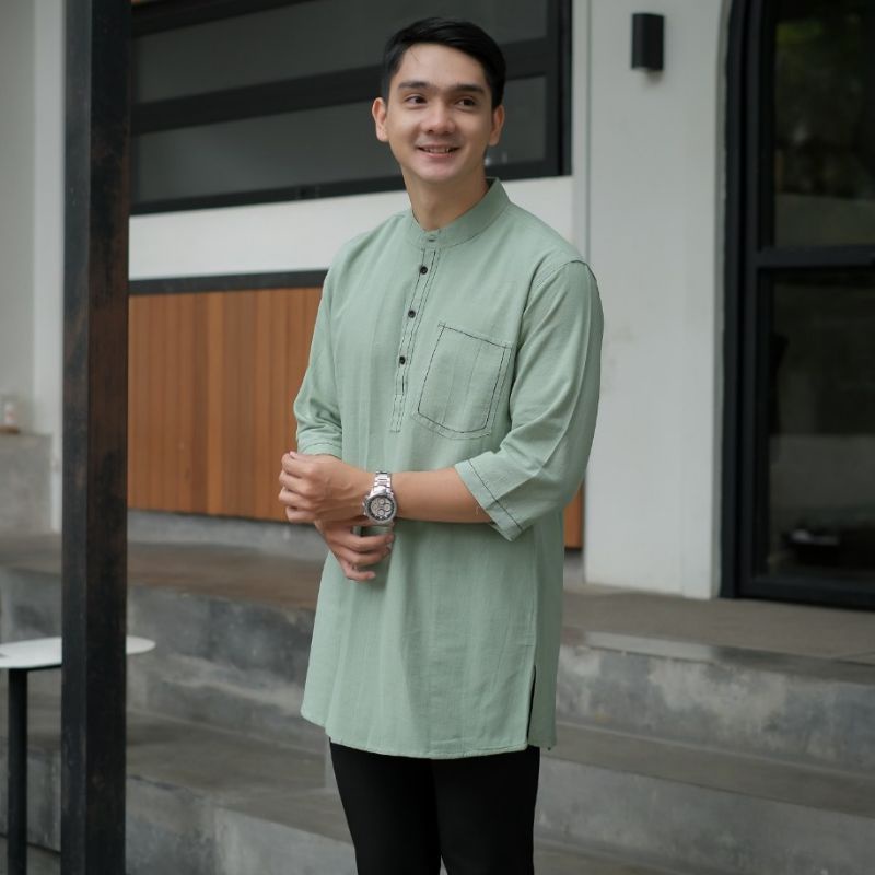 Baju koko premium kurta zhafran original NESS WARDROBE