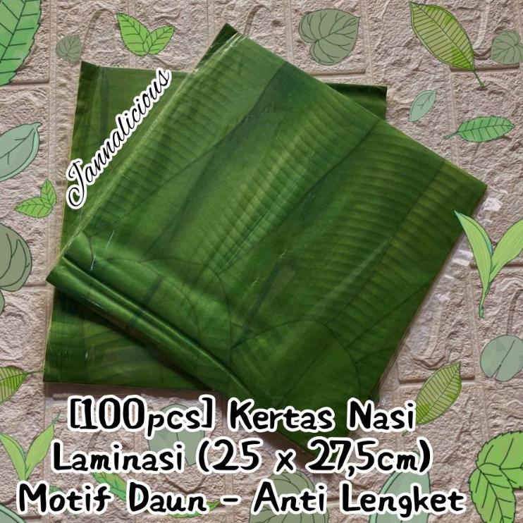 

Dapatkan Buruan Kertas Nasi Laminasi Anti Lengket ~ Motif Daun Pisang & Bakery Label Uk. 25x27,5cm