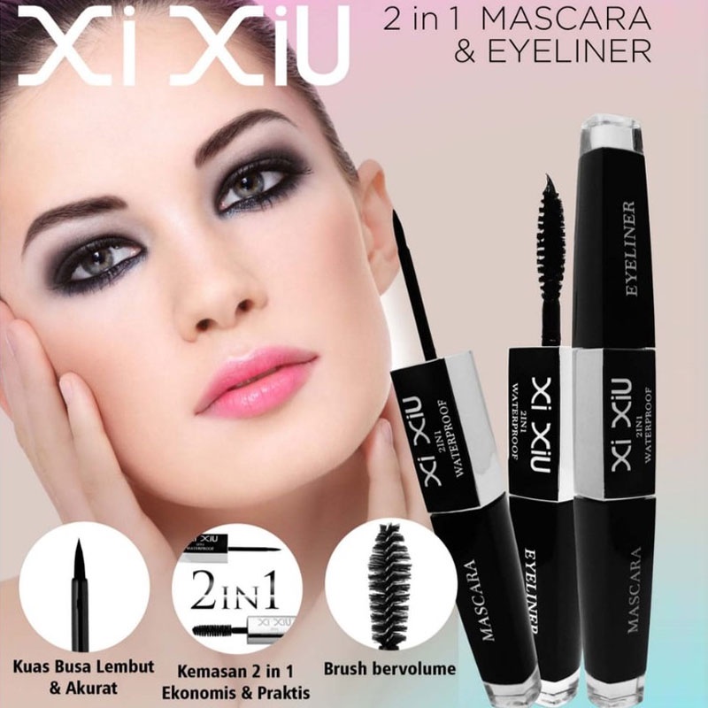 [BPOM ] XI XIU Mascara &amp; Eyeliner 2in1