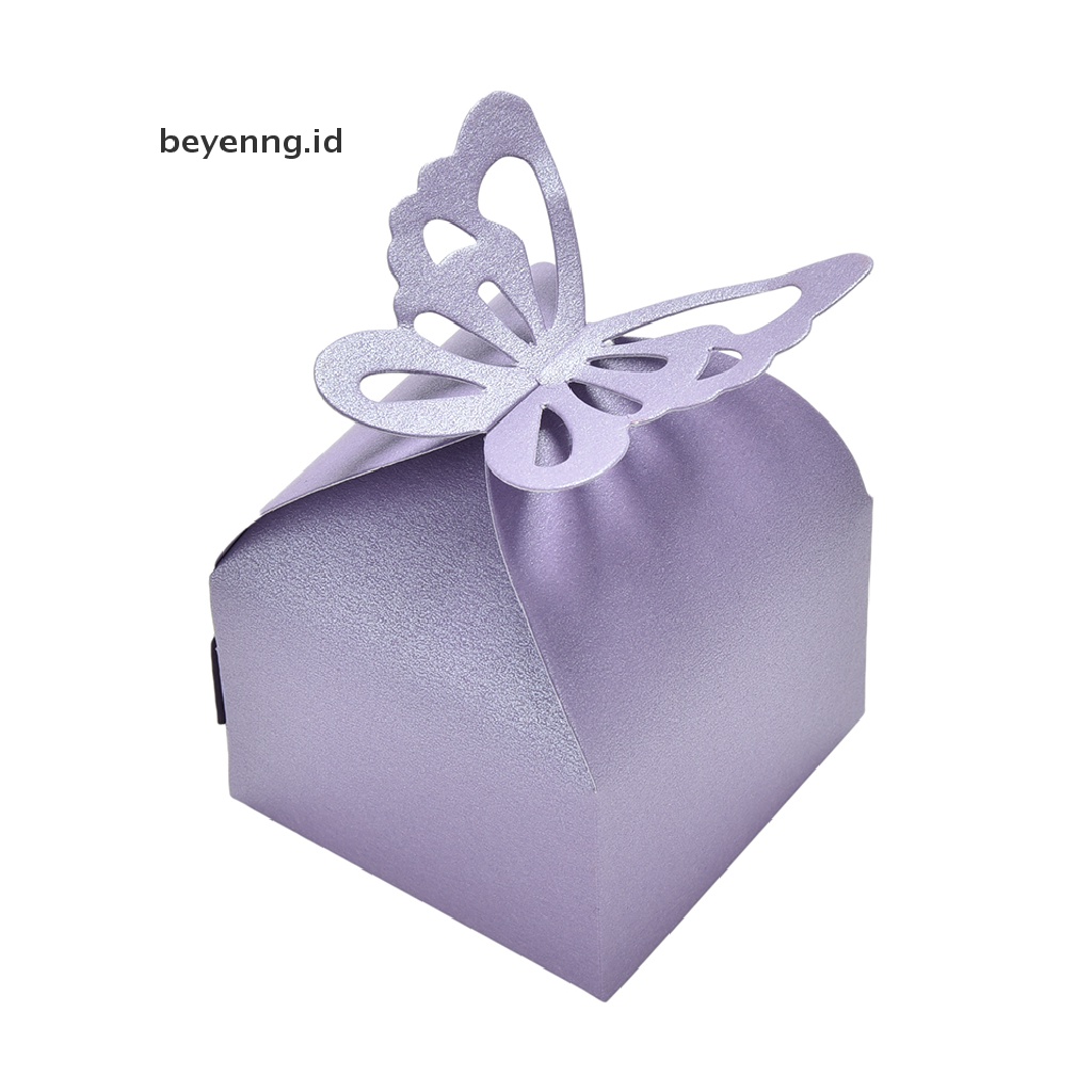Beyen 10pcs Kotak Kue Permen Hadiah Nikmat Gaya Kupu-Kupu Untuk Pesta Pernikahan Baby Shower  10x Kupu-Kupu Kue Pernikahan Nikmat Hadiah Kotak Permen Baby Shower Bapenings Bags  Pantat 10Pcs