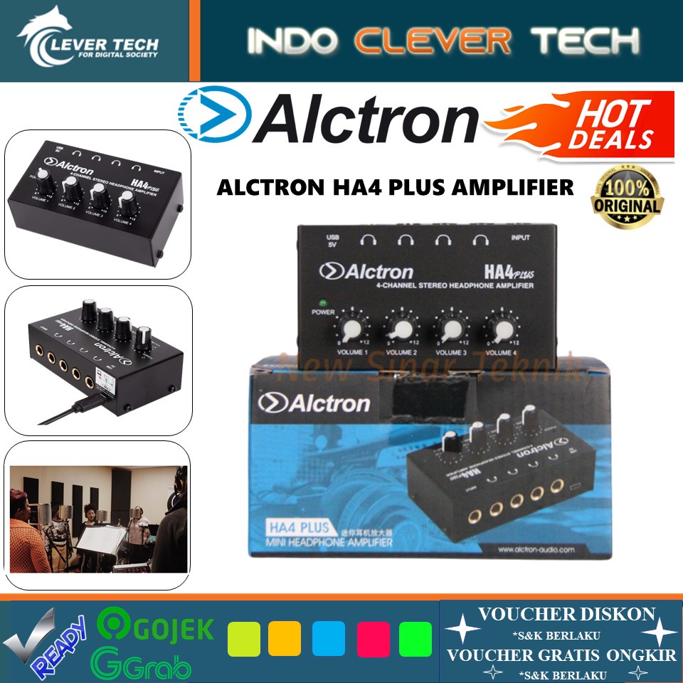 Alctron HA4 Plus Mini Headphone Amplifier