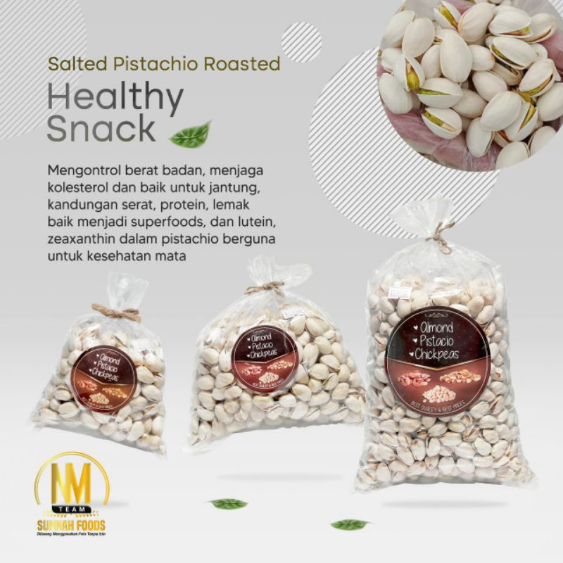 

Kacang pistachio kemasan plastik 250gr