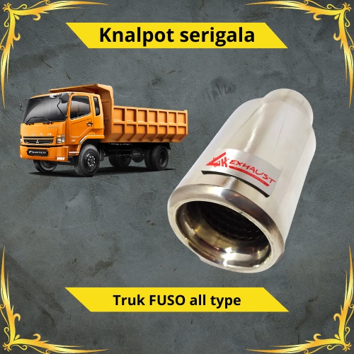 knalpot serigala truk tronton fuso super great