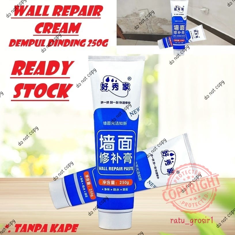 Dempul Penambal Tambal Dinding Bocor Tembok Retak Anti Air Magic Wall - Dempul Dinding