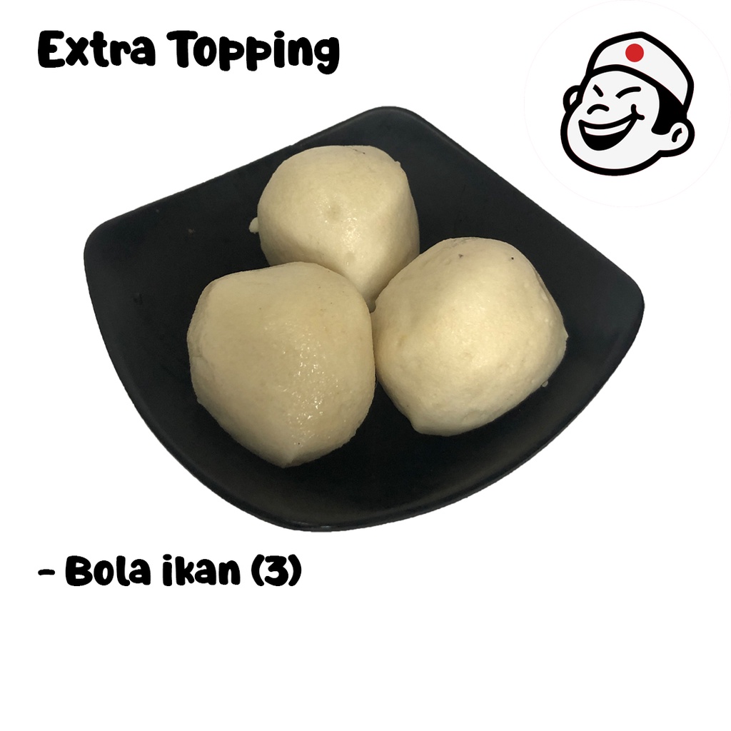 

Sabotenfood - Extra Topping 1 (Bola ikan, Bola Salmon, Dumpling Cheese, Dumpling Ayam, Flower Twister, Sosis, Chikuwa, Crab Stick, Cumi Flower, Odeng)