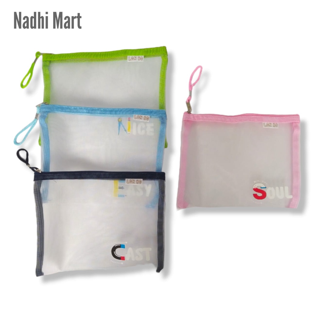 

ZIPPER A5 JARING TRANSPARAN / ZIPPER LB-9455 / ZIPPER LB-9456