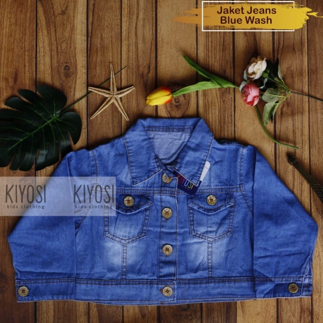 KIYOSI JAKET ANAK LENGAN PANJANG JEANS UNISEX