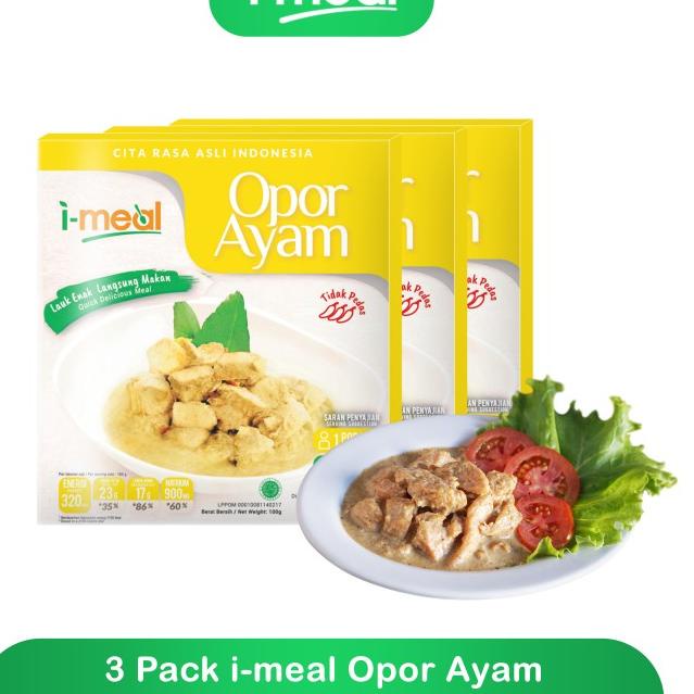 

➶ I-Meal Paket Opor Ayam Isi 3 Siap Saji ✦