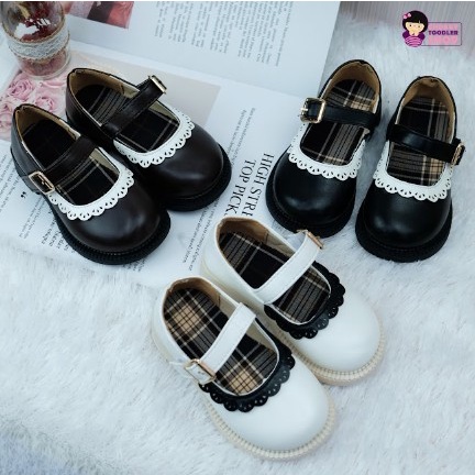 littlekiddoss SH2265 Sepatu Flatshoes Anak Perempuan Import Sepatu Pantofel Mary Jane Anak 21-36