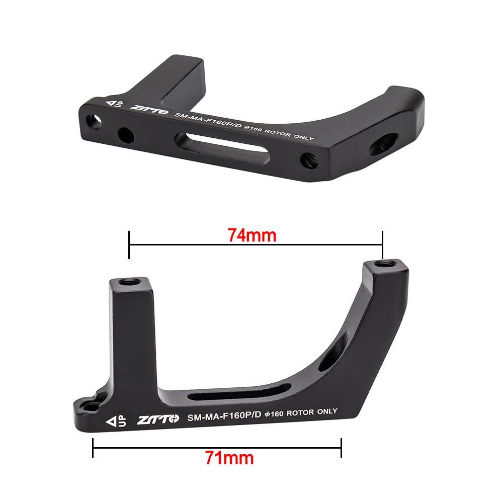 Agustinina Sepeda Disc Brake Caliper Bike Parts Dengan Baut 74mm A B Fork Frame Adapter Flat Mount Adapter Untuk 140 160mm Brake Rotor Disc Brake Mount Flat Mount To Post Mount