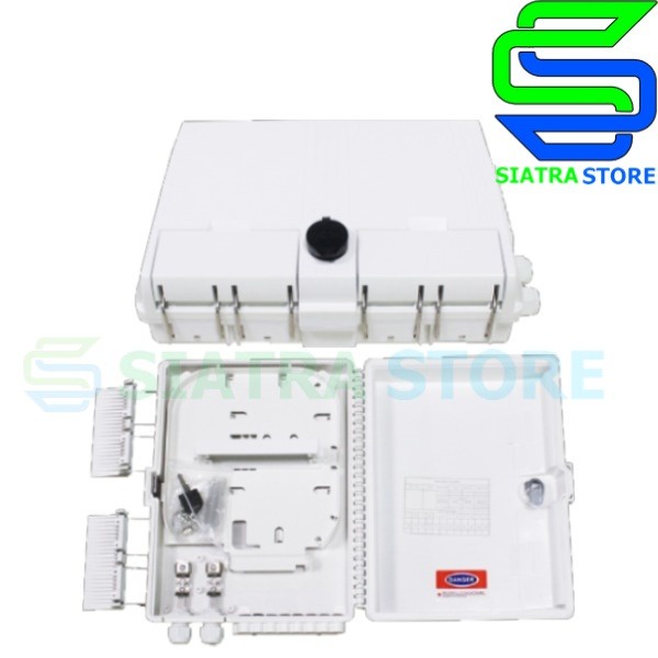 Fiber Optic ODP 16 Core PLC Box Cassete Splitter Double Lock