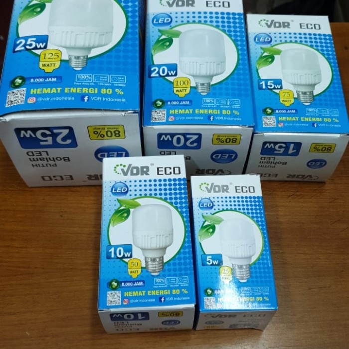 Lampu Led Capsule 20W Putih Eco Bright Vdr