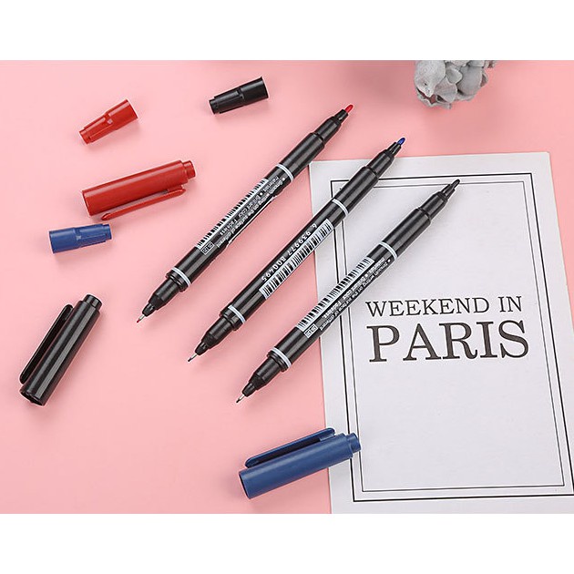 

Spidol AOWA Double Tip Ujung Pena Ganda NON PERMANEN HARGA PABRIK