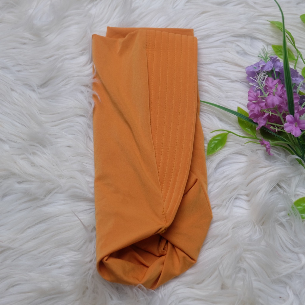 Jilbab Sport Jilbab Instan Hijab Sport Jersey Premium Olahraga Volly Basket Futsal UK S M L-GOLD