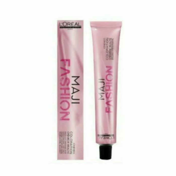 Terlaris Loreal Majirel Maji Fashion 7.1 Ash Blonde Hair Color Cat Rambut