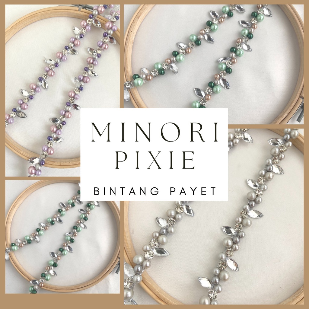 Payet renda mutiara/ Renda permata - Minori Pixie