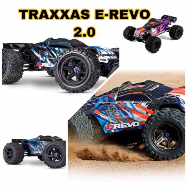 

Unik Traxxas E-Revo VXL 2.0 RTR 4WD Electric Monster Truck Green - Ungu Murah