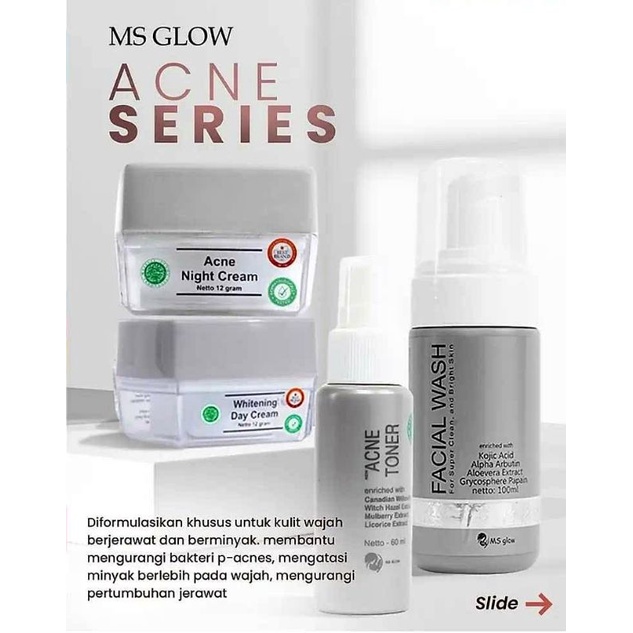 MS GLOW PAKET ACNE.