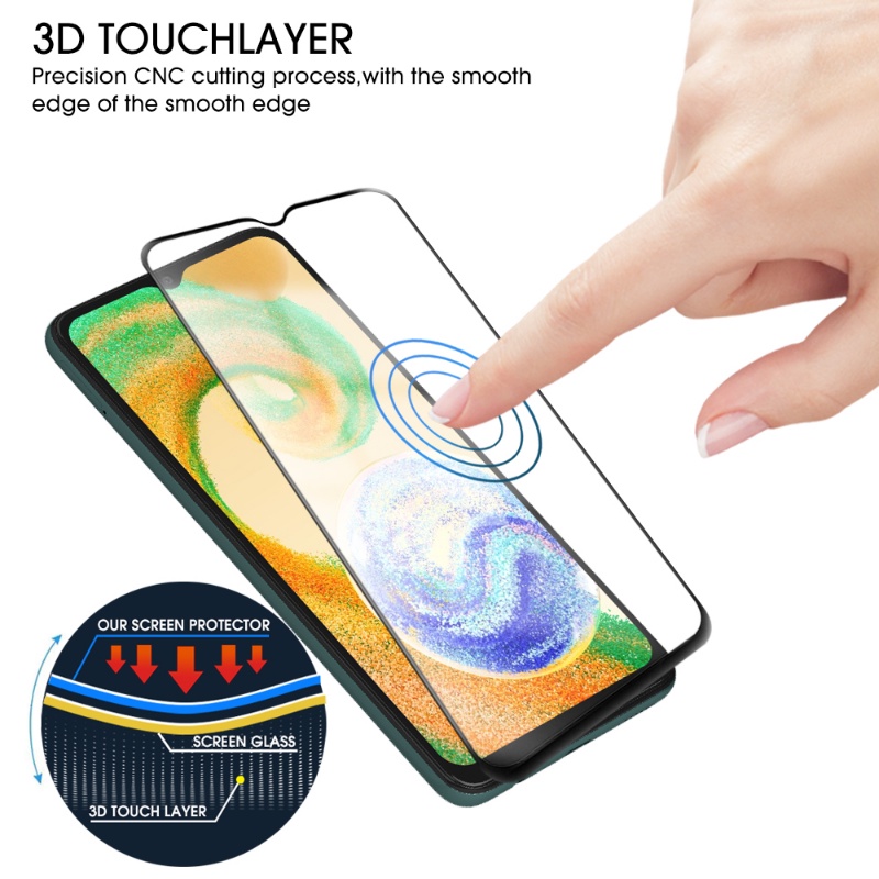 Cakupan Penuh Aksesori Perlindungan Ponsel Tangguh Tempered Glass Screen Film Phone Protection Front Film Soft Hydrogel Film Untuk Galaxy A04/A04s/A04 Core/A04e