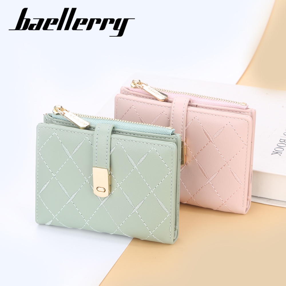 BAELLERRY N8628 Dompet Wanita Kecil Bahan Kulit PU Leather Premium WATCHKITE WKOS