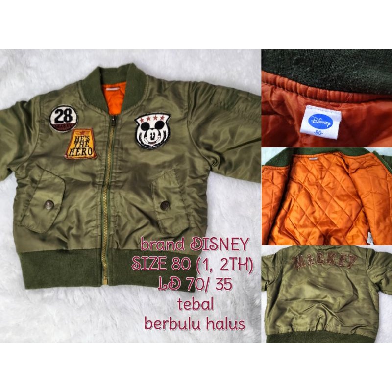 Jaket PL anak bomber brand DESNEY