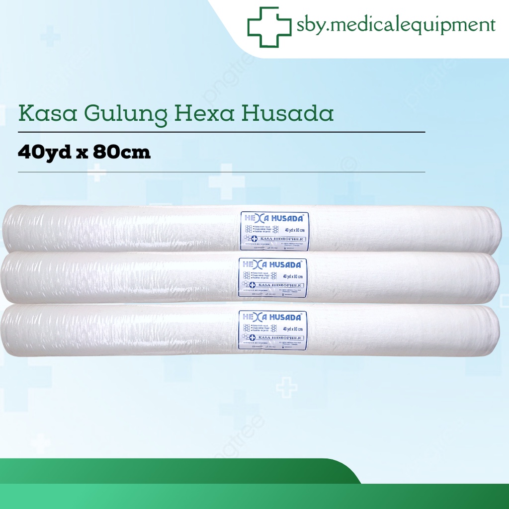 Kasa Gulung Besar Hexa Husada 40x80 Kassa Perban Gulungan Roll Original