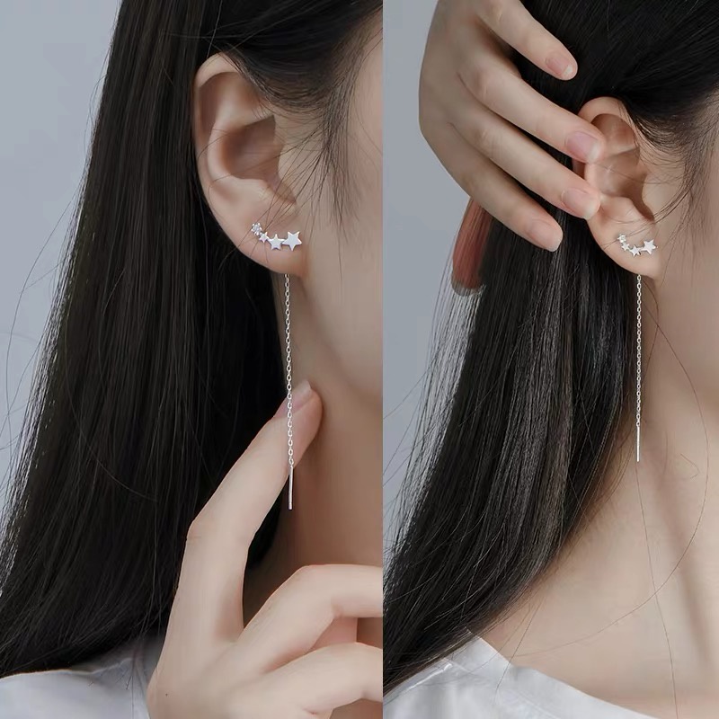 Anting Rumbai Desain Bintang Anti Pudar Untuk Wanita