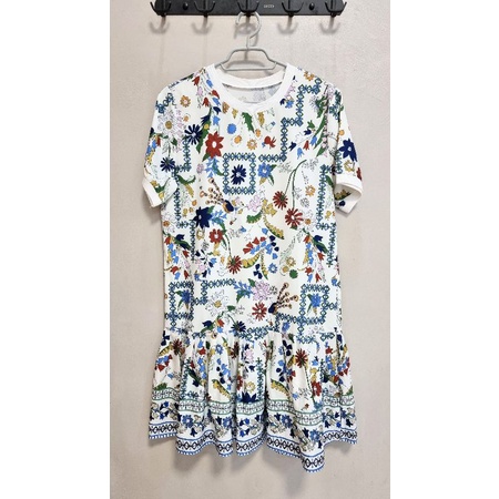 NEW PREWASH Dress Chiffon Floral Print Sifon Bunga Printed