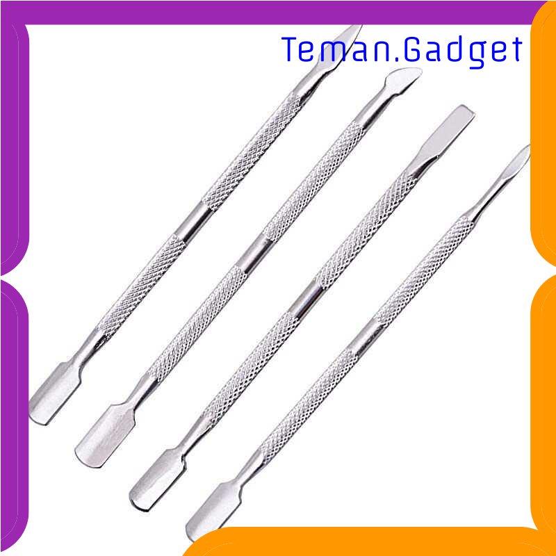 TG - PRW ISHOWTIENDA Perapih Kulit Mati Kuku Nail Cuticle Pusher Pedicure 4 PCS - XC509