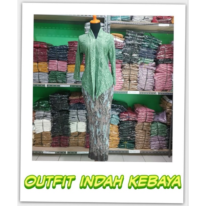 IndahKebaya • SETELAN KEBAYA FLOY BROKAT INDAH / KEBAYA JUMBO LD 130 120 110 / KEBAYA KONDANGAN MODERN KEKINIAN / KEBAYA BUSUI FRIENDLY / KEBAYA WISUDA NATALAN KARTINI MIX ROK BATIK JUMBO / WARNA HITAM MOCCA LAVENDER NAVY WARDAH HIJAU BOTOL GOLD SILVER