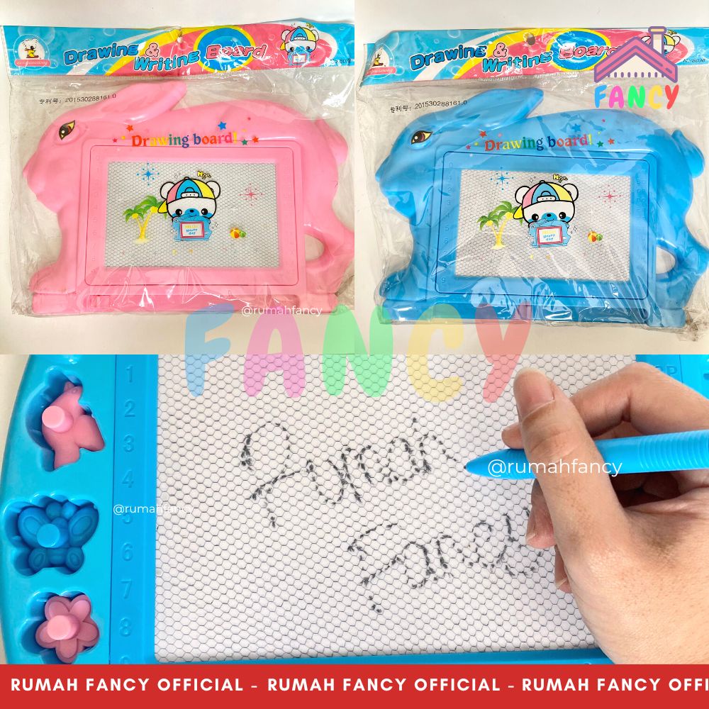 

[FREE BUBBLE + DUS] Papan Tulis Magic Board Kelinci / Kucing