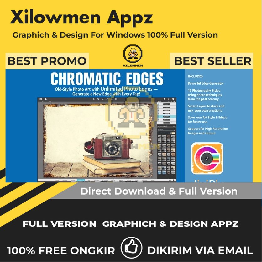 [Full Version] JixiPix Chromatic Edges Pro Design Graphics Lifetime Win OS