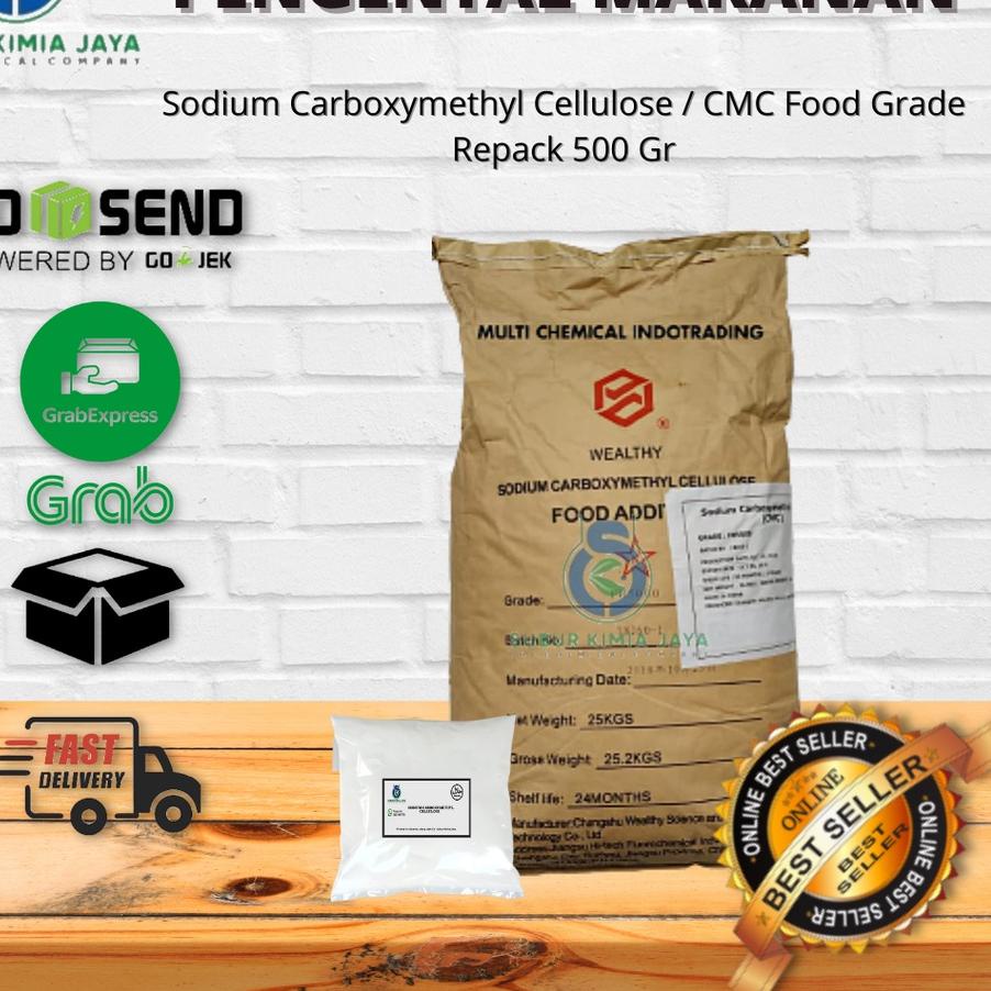 

♬ CMC / Carboxy Methyl Cellose ( Food Grade ) 500 gr ☼