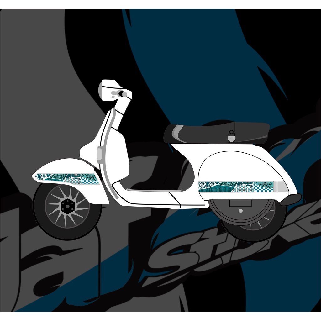 STRIPING VESPA PX / EXCEL BATIK TAMBAL JAGAD