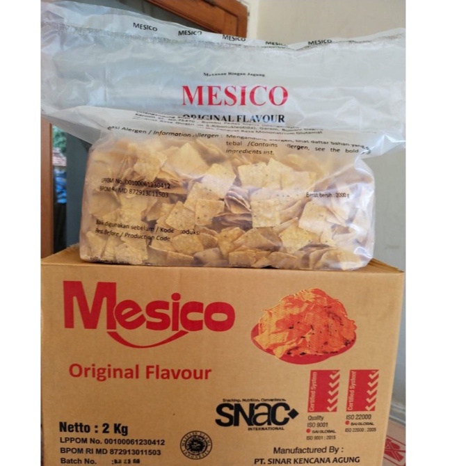 

MESICO Tortilla Chips Tortila 2 kg ORIGINAL