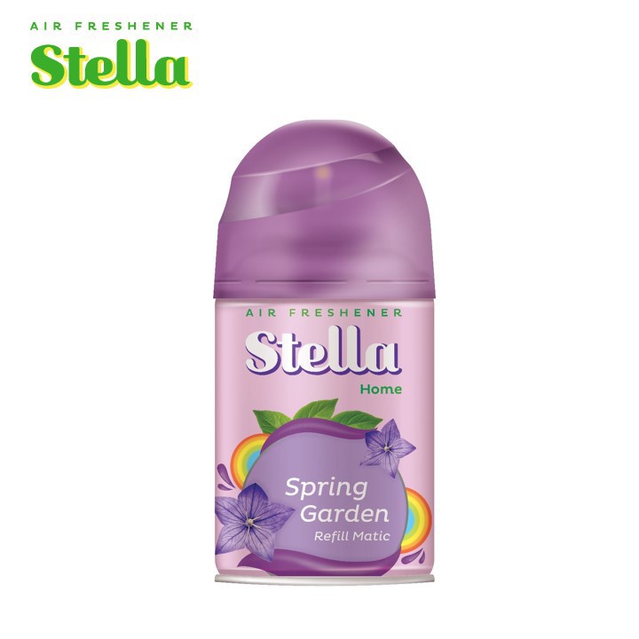 Stella Matic Refill Spring Garden 225ml - Refill Pengharum Ruangan Otomatis