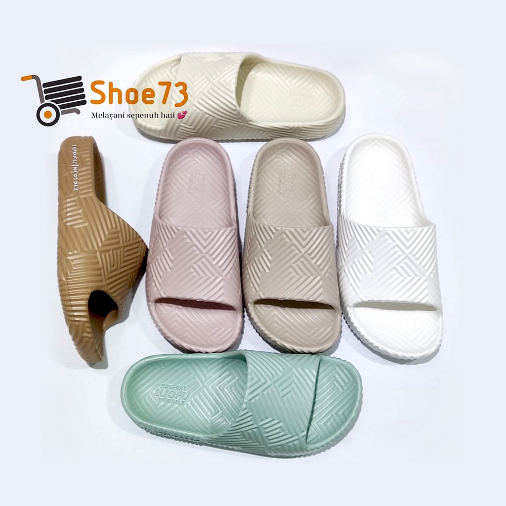 LUOFU E 6227 - E01KSW SIZE 36-40 | Sandal selop jelly wanita | Sendal kokop cewek impor