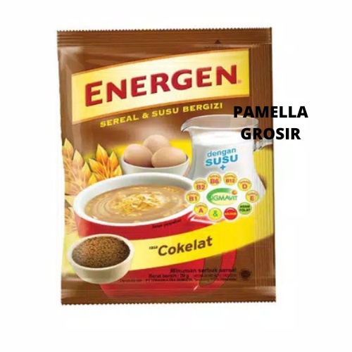 

ENERGEN SEREAL RASA COKLAT 1 RENCENG ISI 10 PCS