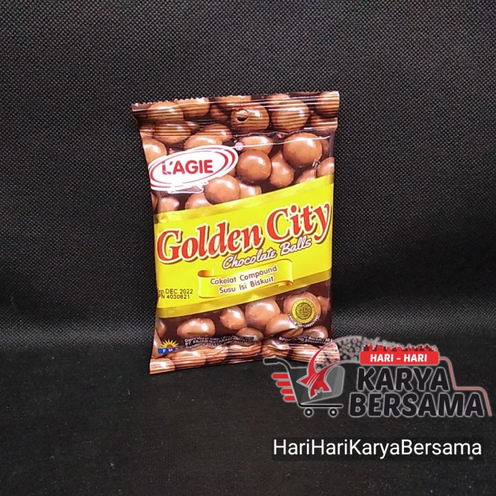 

L'AGIE GOLDEN CITY CHOCOLATE BALLS 50GR